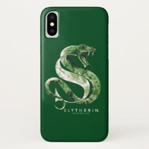 Funda Para iPhone X Harry Potter   Color de agua de las serpientes SLY