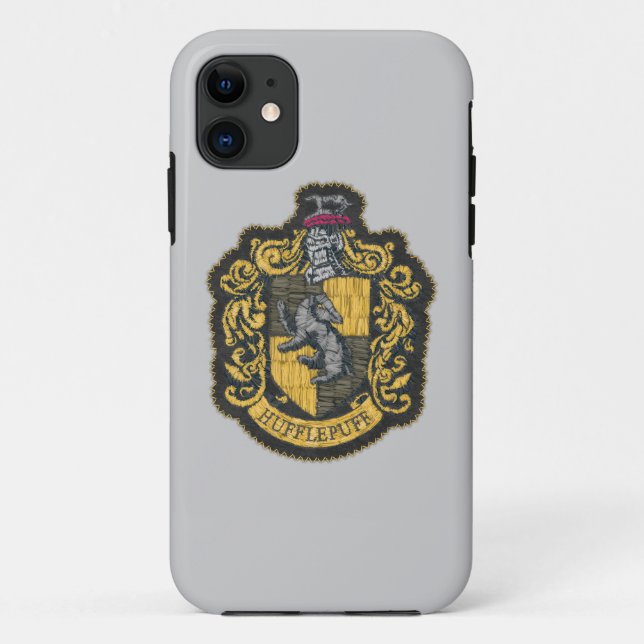 Funda De Case-Mate Para iPhone Harry Potter | Escudo de Hufflepuff Parche (Reverso)