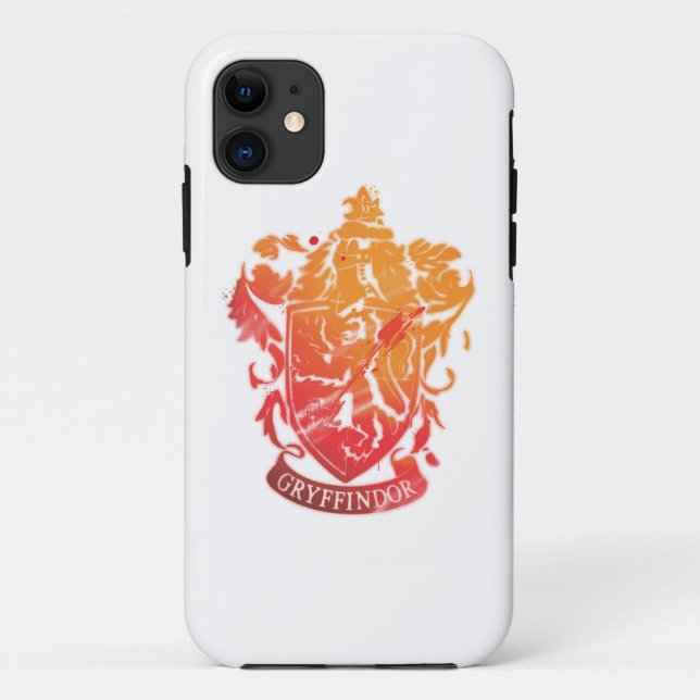 Funda De Case-Mate Para iPhone Harry Potter | Escudo Gryffindor - salpicado (Reverso)