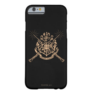 Funda Barely There Para iPhone 6 Harry Potter   Escudo Hogwarts Crossed Wands