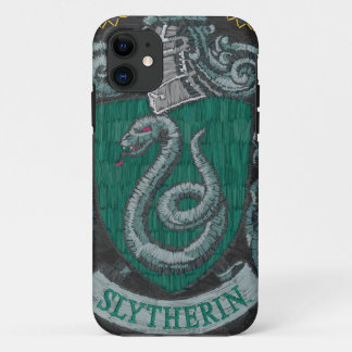 Funda Para iPhone 11 Harry Potter | Escudo Slytherin - Vintage