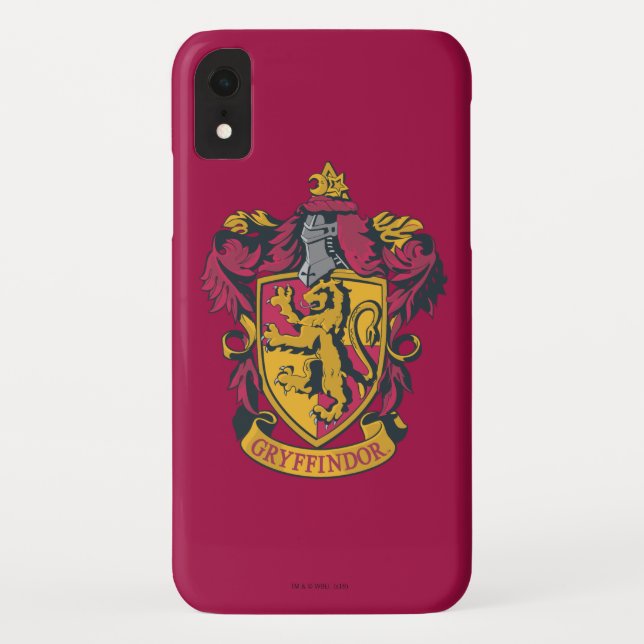 Funda De Case-Mate Para iPhone Harry Potter | Gryffindor Escudo Gold y Red (Reverso)