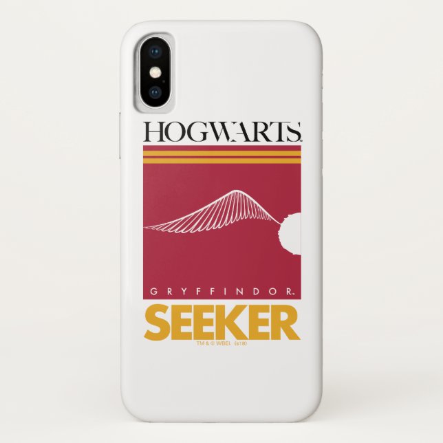 Funda De Case-Mate Para iPhone Harry Potter | GRYFFINDOR™ House Quidditch Seeker (Reverso)