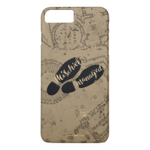 Funda Para iPhone 8 Plus/7 Plus Harry Potter   Huellas de mapas ADMINISTRADAS POR