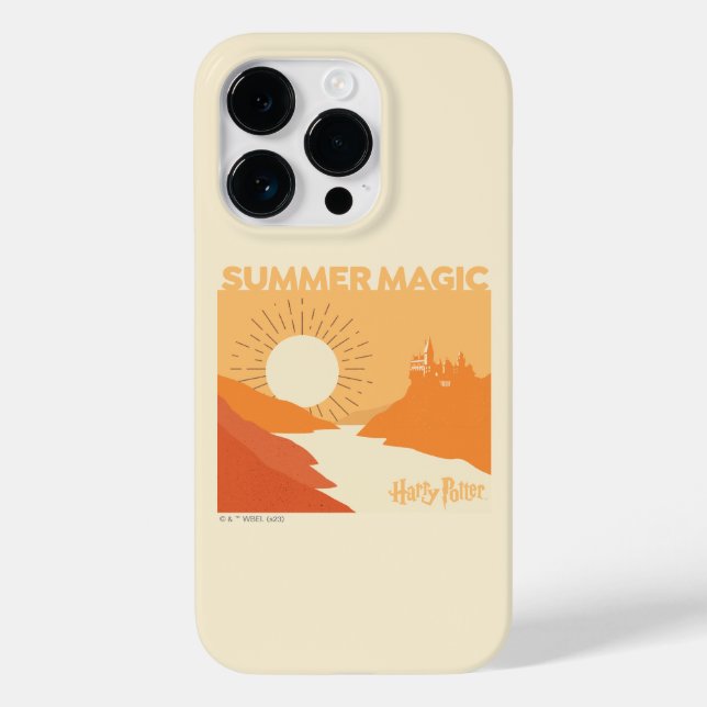 Funda De Case-Mate Para iPhone HARRY POTTER™ | Mágica de verano HOGWARTS™ (Reverso )
