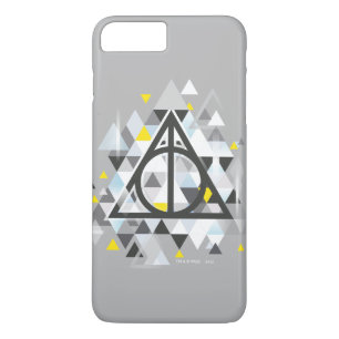 Funda Para iPhone 8 Plus/7 Plus Harry Potter   Símbolo geométrico de hormigón mort