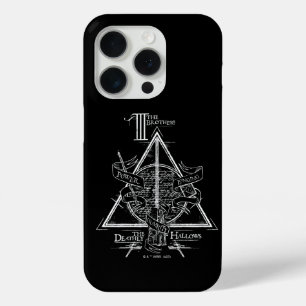 Funda Para iPhone 15 Pro Harry Potter Spell   MUERTE HALLOWS Graphic