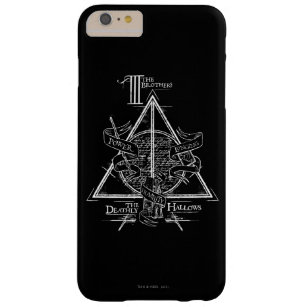 Funda Barely There Para Phone 6 Plus Harry Potter Spell   MUERTE HALLOWS Graphic