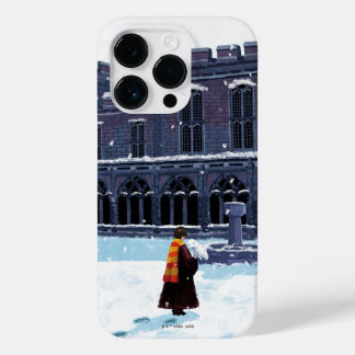 Funda Para iPhone 14 Pro De Case-Mate HARRY POTTER™ y Hedwig en el patio HOGWARTS™