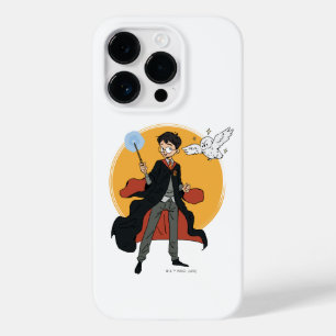 Funda Para iPhone 14 Pro De Case-Mate HARRY POTTER™ y Ilustracion Hedwig