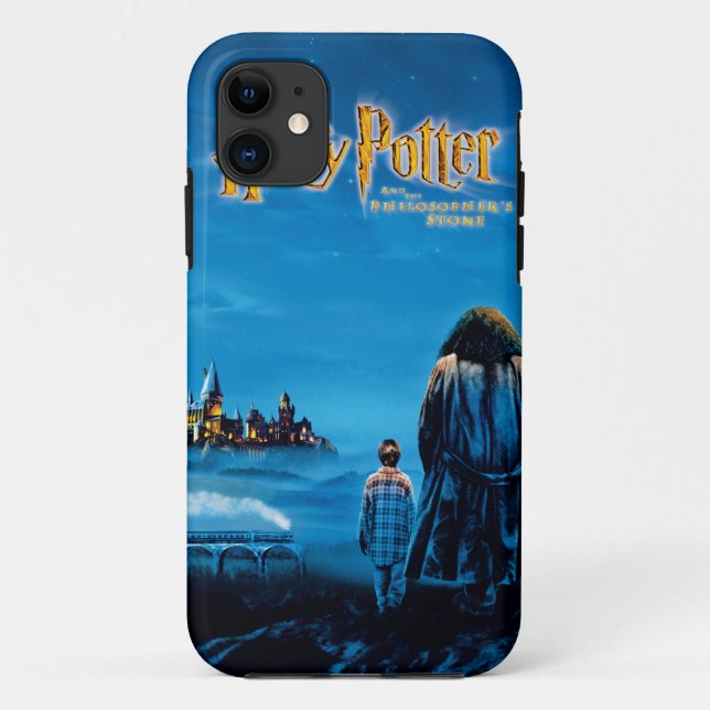 Funda De Case-Mate Para iPhone Harry y Hagrid International Movie Poster (Reverso)