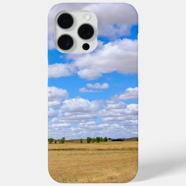 Funda De Case-Mate Para iPhone Harvested wheat fields  (Reverso )