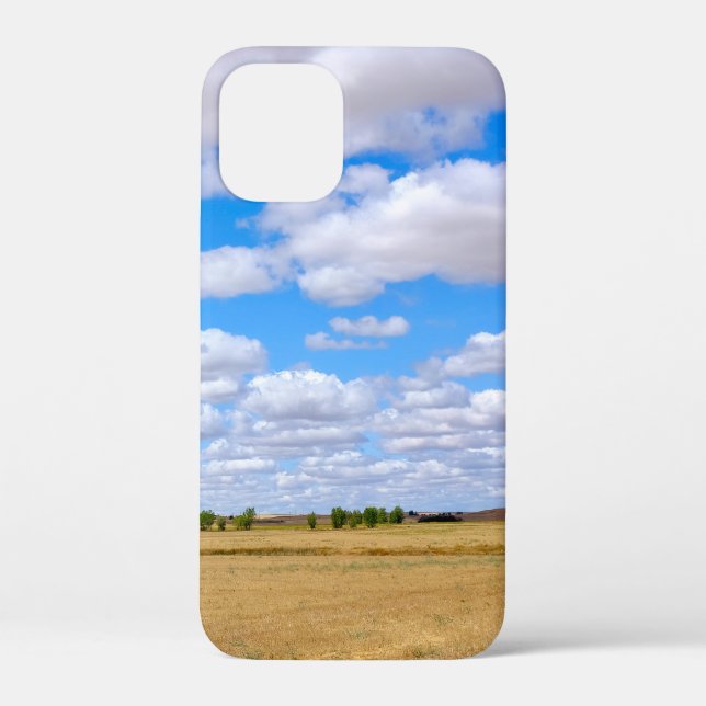 Funda De Case-Mate Para iPhone Harvested wheat fields  (Reverso )