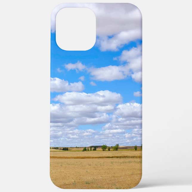 Funda De Case-Mate Para iPhone Harvested wheat fields  (Reverso )