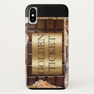 Funda Para iPhone X ¡Has encontrado el billete de oro!  Barra de Choco