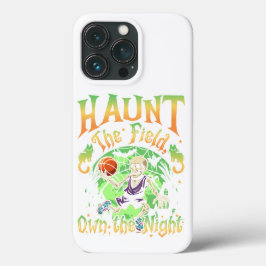 Funda Para iPhone 13 Pro Haunt The Field Own The Night Sports Halloween