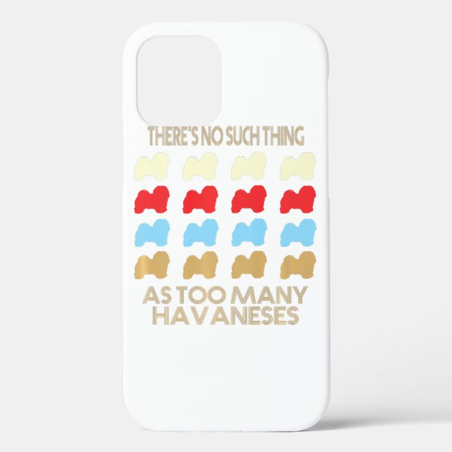 Funda De Case-Mate Para iPhone Havanese Dogs Premium (Reverso )