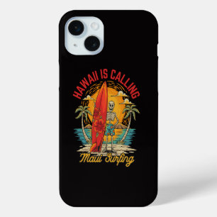Funda Para iPhone 15 Mini Hawái está llamando a Maui Vibraciones de Isla de