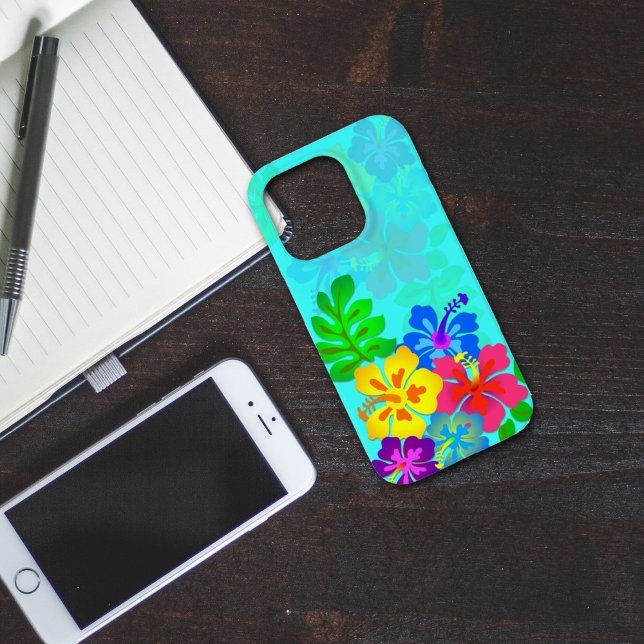 Funda De Case-Mate Para iPhone Hawai Hibiscus Aqua Blue Samsung S7 (Subido por el creador)