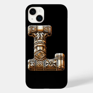 Funda Para iPhone 14 Plus De Case-Mate Hawaiano Polinesio Aloha Carta L Inicial Personali