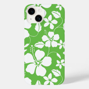 FUNDA PARA iPhone 14 DE Case-Mate HAWAIIAN HULA (HIBISCUS) LIME