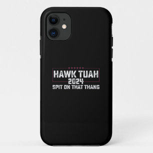 Funda Para iPhone 11 Hawk Tuah 2024 Escupe Sobre Esa Cosa Presidencial 