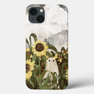 Funda Para iPhone 13 Hay un fantasma en el campo de los girasoles otra
