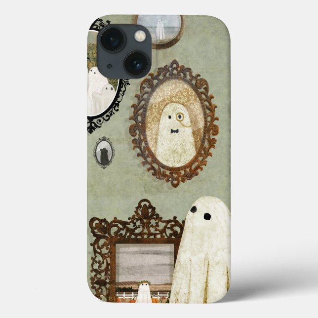 Funda De Case-Mate Para iPhone Hay un fantasma en la galería (Reverso)