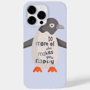 Funda Para iPhone 14 Pro Max De Case-Mate Haz más de lo que te hace caer en el pingüino Barr