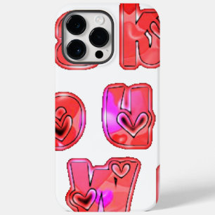 Funda Para iPhone 14 Pro Max De Case-Mate Haz que tus propios corazones