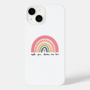 Funda Para iPhone 14 De Case-Mate Haz que tus sueños se vuelvan arcoiris