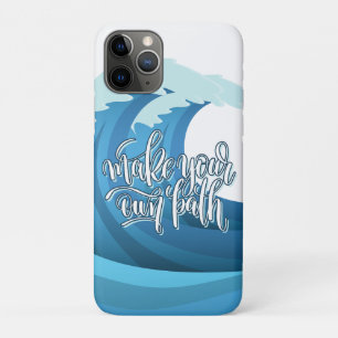 Funda Para iPhone 11 Pro Haz tu propio camino   Frase motivacional