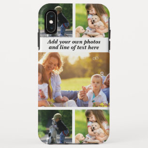 Funda Para iPhone XS Max Haz tu propio collage de fotos y texto