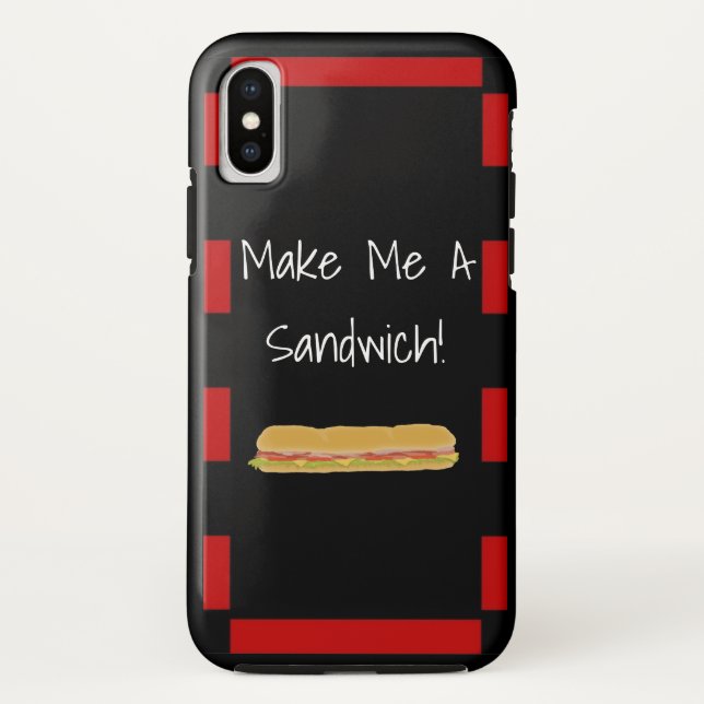 Funda De Case-Mate Para iPhone Hazme un Funda de Sandwich para iPhone X (Reverso)