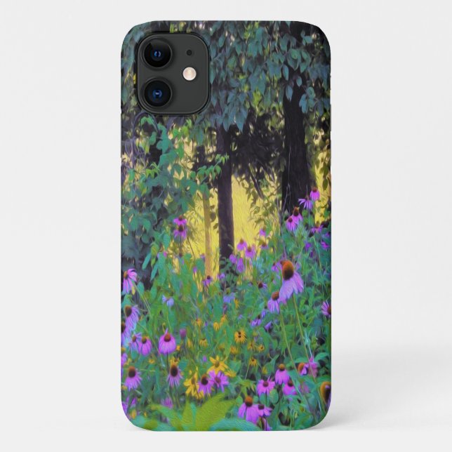 Funda De Case-Mate Para iPhone Hazy Morning Sunrise en My Rubio Garden (Reverso)