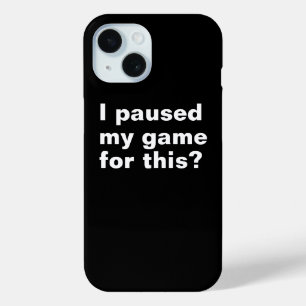 Funda Para iPhone 15 He parado mi juego por esto.