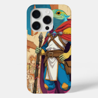Funda Para iPhone 15 Pro "Healer Gecko – Medieval Fantasy Reptile"