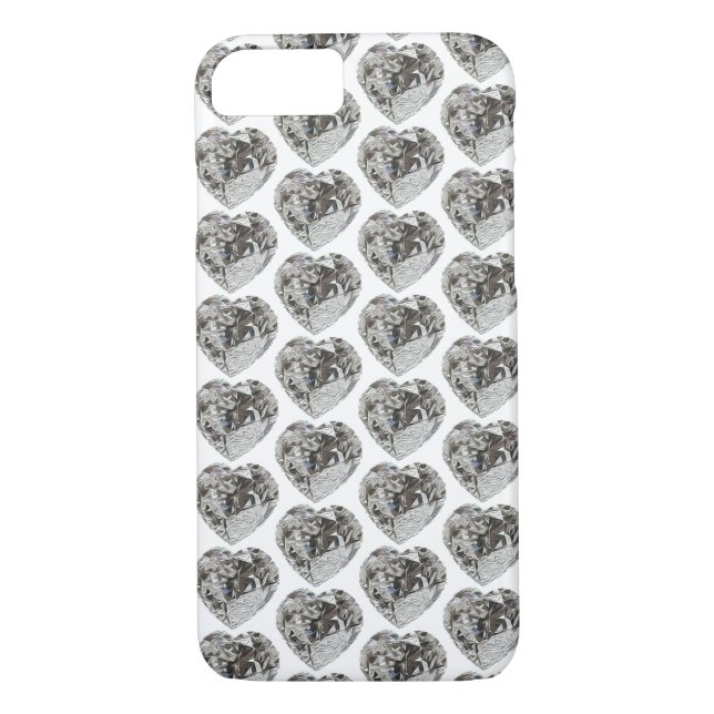 Funda De Case-Mate Para iPhone Heart Diamond (Reverso)