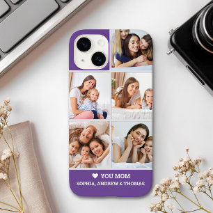 Funda Para iPhone 14 De Case-Mate Heart Loves You Mother's Day Photo Collage