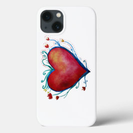title_seo2 Heart Watercolor Art Apple iPhone 7, Tough Xtreme