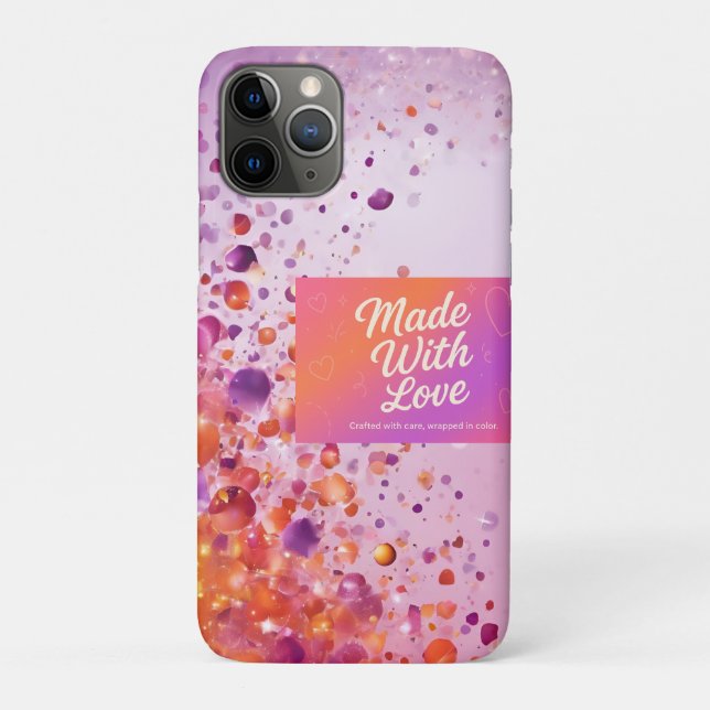 Funda De Case-Mate Para iPhone Hecho con amor Watch (Reverso)