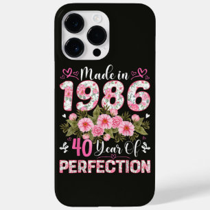 Funda Para iPhone 14 Pro Max De Case-Mate Hecho En 1986 40 Años De Perfección Floral