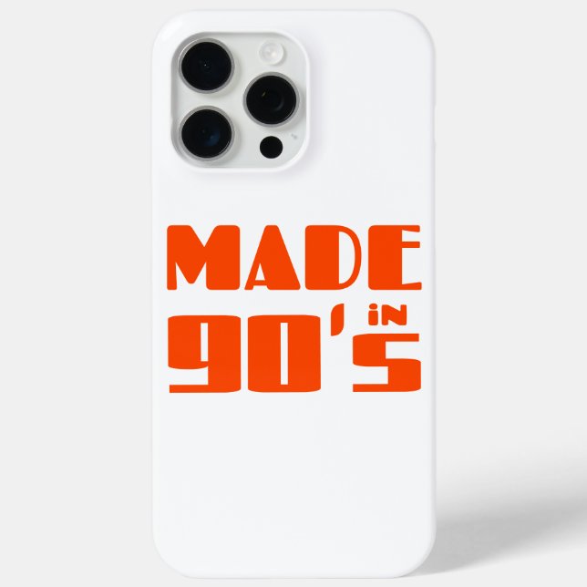 Funda De Case-Mate Para iPhone Hecho en 90's (Reverso )