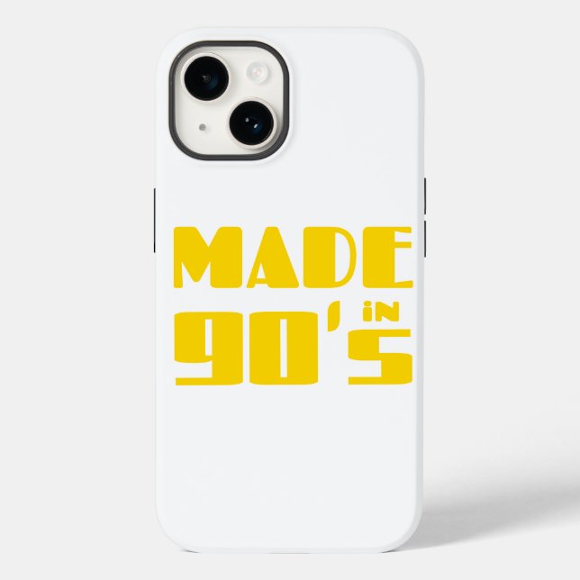 Funda De Case-Mate Para iPhone Hecho en 90's (Reverso )