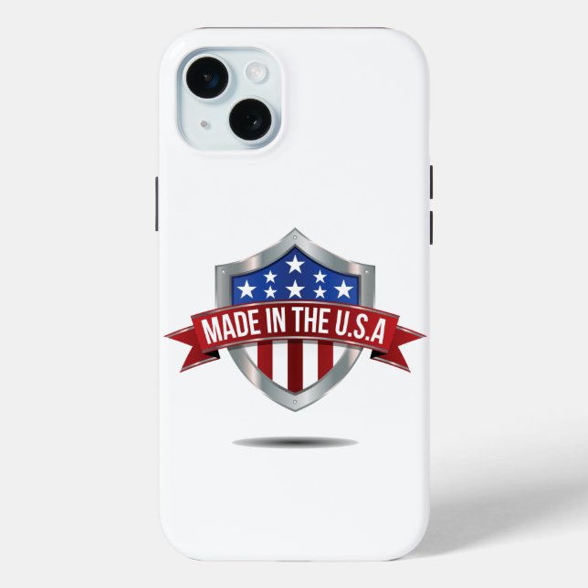 Funda De Case-Mate Para iPhone Hecho en Estados Unidos (Reverso )