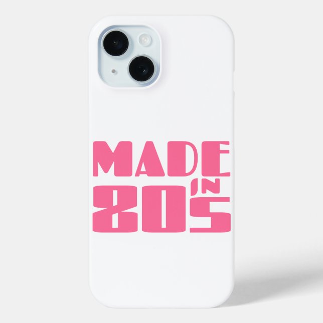 Funda De Case-Mate Para iPhone Hecho en los 80 (Reverso )