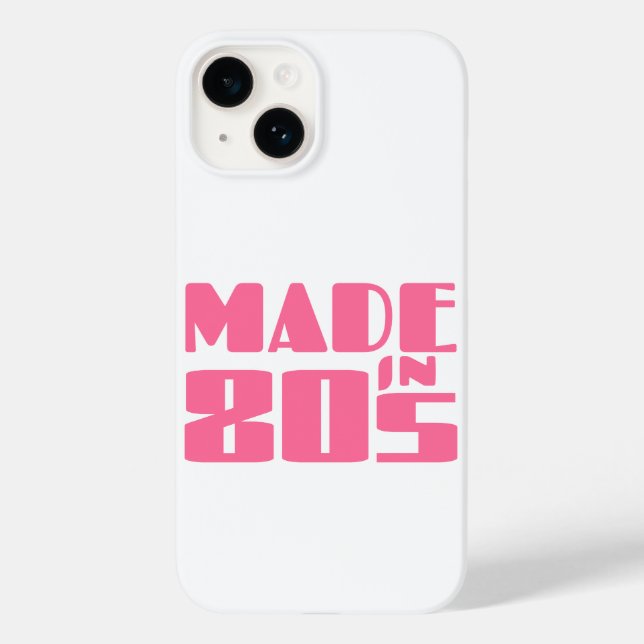 Funda De Case-Mate Para iPhone Hecho en los 80 (Reverso )