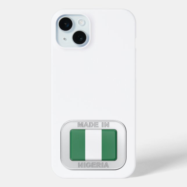 Funda De Case-Mate Para iPhone Hecho en Nigeria (Reverso )