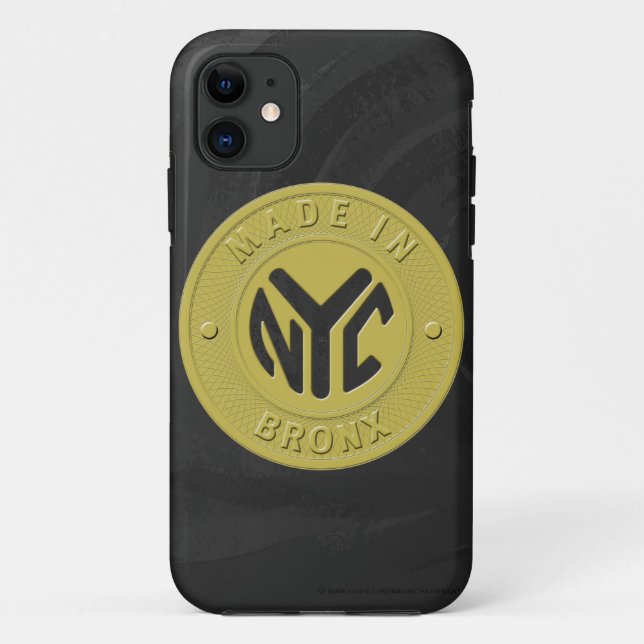 Funda De Case-Mate Para iPhone Hecho en Nueva York Bronx (Reverso)