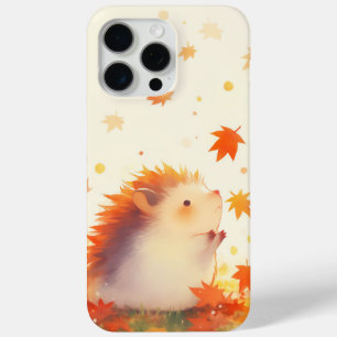 Funda Para iPhone 15 Pro Max Hedgehog Autumn Fun